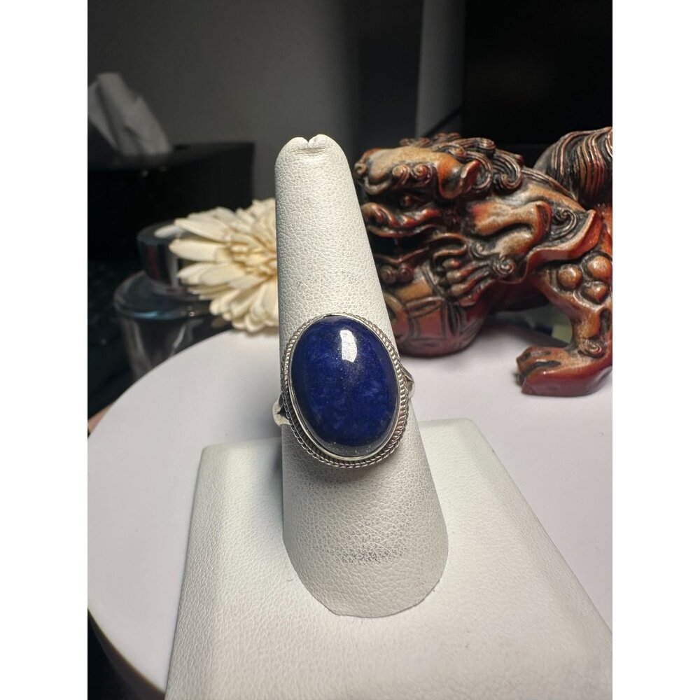 VTG Sterling Blue Lapis Ring